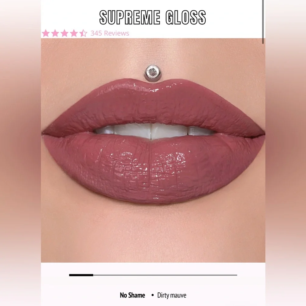 JEFFREE STAR COSMETICS NIB SUPREME LIP GLOSS NO SHAME - Picture 1 of 6